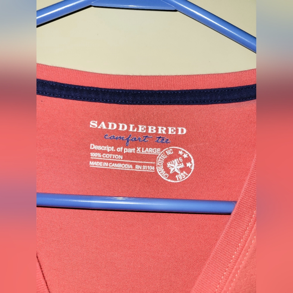Saddlebred men's comfort tee